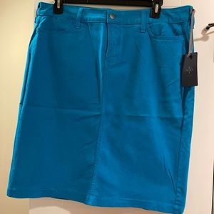 NWT NYDJ Teal Skirt, Size 18